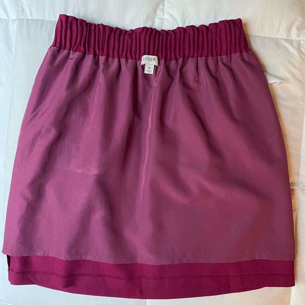 JCrew Raspberry Wool Skirt - Picture 4 of 5